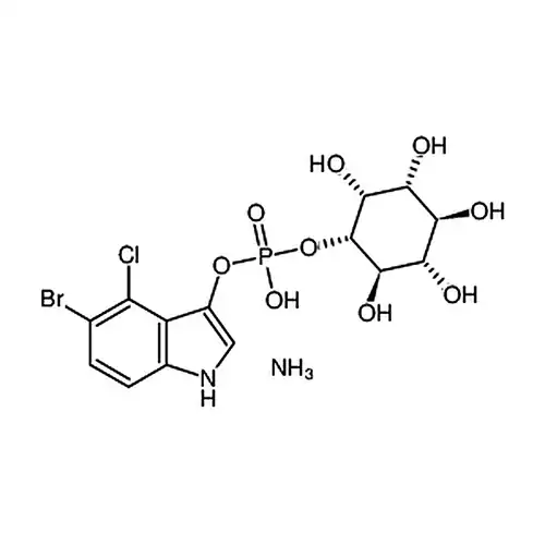 MYO-肌醇 1-(5-溴-4-氯-1H-吲哚-3-基磷酸氢酯) 单铵盐