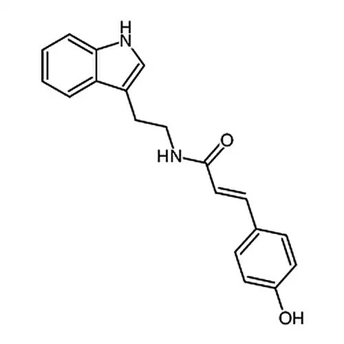 (E)-N-[2-(3-吲哚基)乙基]-3-(4-羟基苯基)丙烯酰胺