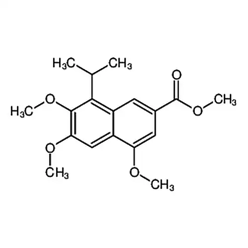 8-异丙基-4，6，7-三甲氧基-2-萘甲酸甲酯