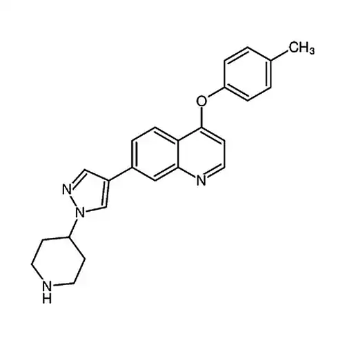 7-(1-(哌啶-4-基)-1H-吡唑-4-基)-4-(对-甲苯基氧基)喹啉
