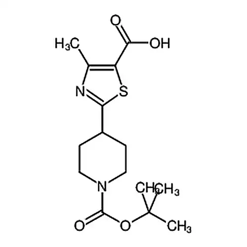 4-甲基-2-[1-(叔丁氧羰酰)哌啶-4-YL]-1，3-噻唑-5-羧酸