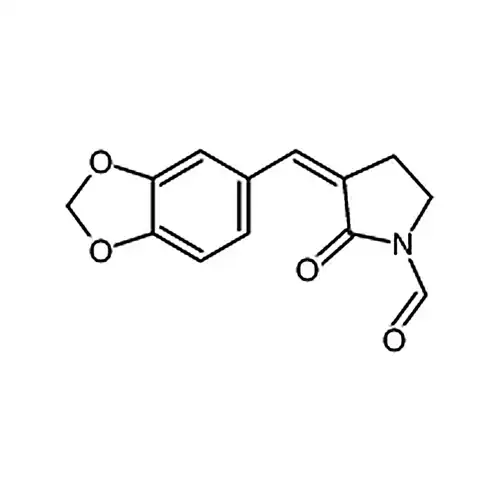 3-(苯并[d][1,3]二氧杂环戊烯-5-基亚甲基)-2-氧代吡咯烷-1-甲醛