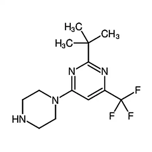 2-叔丁基-4-(1-哌嗪)-6-三氟甲基嘧啶