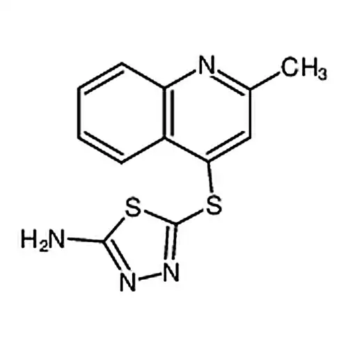 5-((2-甲基喹啉-4-基)硫基)-1,3,4-噻二唑-2-胺