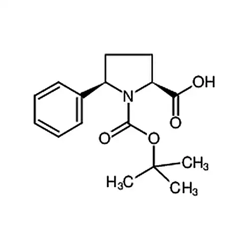 (2S,5R)-N-叔丁氧羰基-5-苯基吡咯烷-2-甲酸
