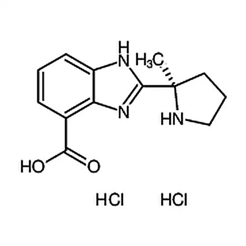 (R)-2-(2-甲基-2-吡咯烷基)-1H-苯并咪唑-4-甲酸二盐酸盐