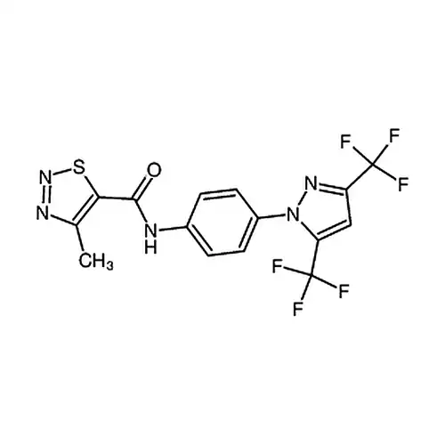 N-(4-(3,5-二(三氟甲基)-1H-吡唑-1-基)苯基)-4-甲基-1,2,3-噻二唑-5-甲酰胺