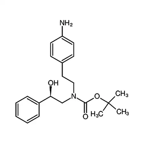 N-[2-(4-氨基苯基)乙基]-N-[(2R)-2-羟基-2-苯基乙基]氨基甲酸叔丁酯