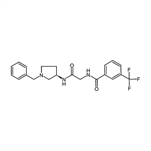 (R)-N-(2 - ((1-苄基吡咯-3-基)氨基)-2-氧乙基)-3-(三氟甲基)苯甲酰胺