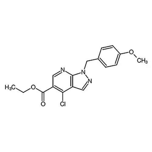 4-氯-1-(4-甲氧基苄基)-1H-吡唑并[3,4-b]吡啶-5-甲酸乙酯
