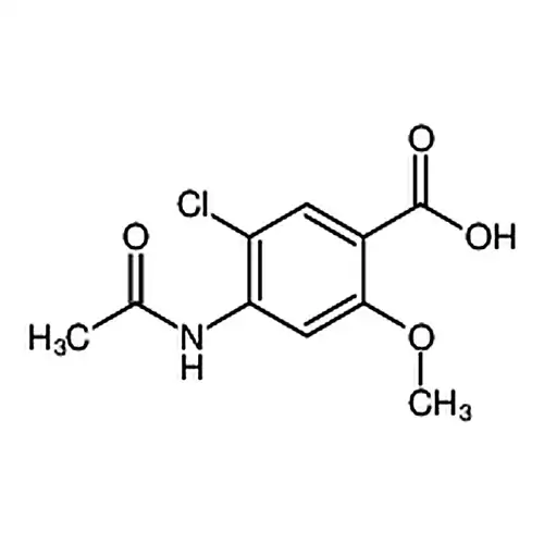 2-甲氧基-4-乙酰胺基-5-氯-苯甲酸