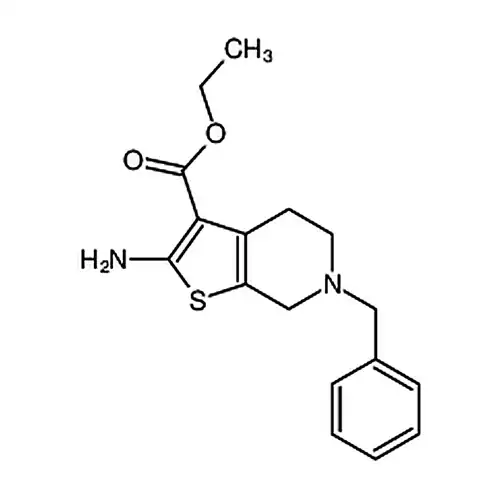 2-氨基-6-苄基-4，5，6，7-四氢噻吩并[2，3-c]吡啶-3-甲酸乙酯