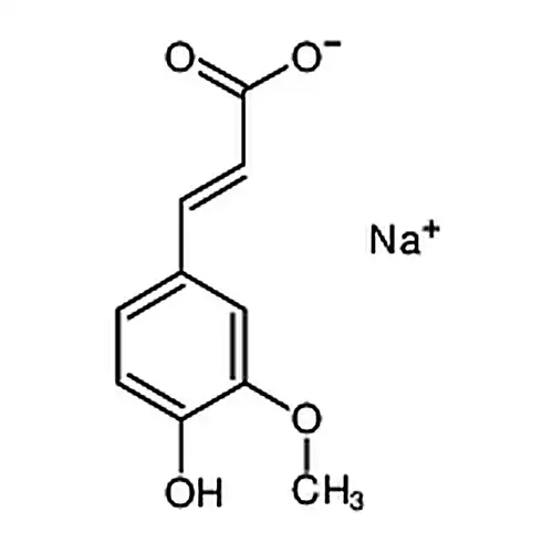 3-(4-羟基-3-甲氧基苯基)丙烯酸钠