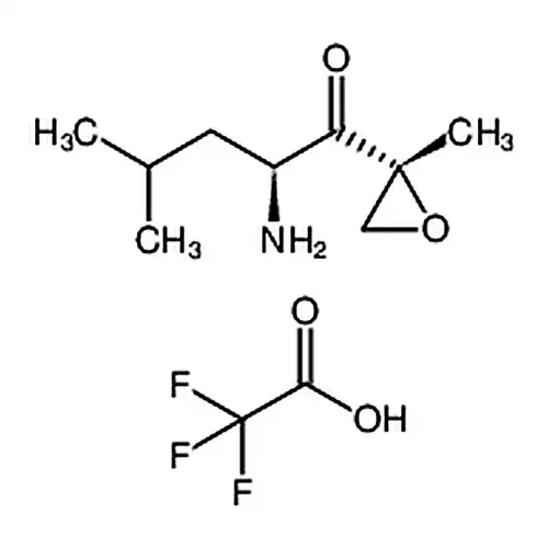 (2S)-2-氨基-4-甲基-1-[(2R)-2-甲基环氧乙烷基]-1-戊酮三氟乙酸盐