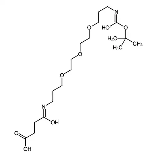 N-Boc-N′-琥珀酰-4，7，10-三氧杂-1，13-十三烷二胺