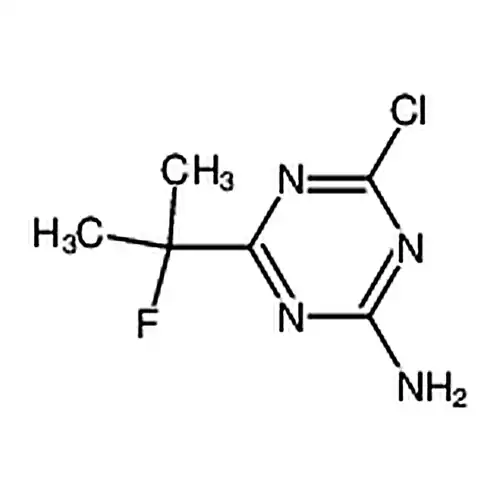 4-氯-6-(2-氟丙烷-2-基)-1，3，5-三嗪-2-胺
