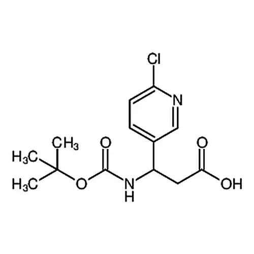 3-((叔丁氧羰基)氨基)-3-(6-氯吡啶-3-基)丙酸