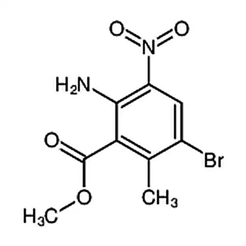 2-氨基-5-溴-6-甲基-3-硝基苯甲酸甲酯