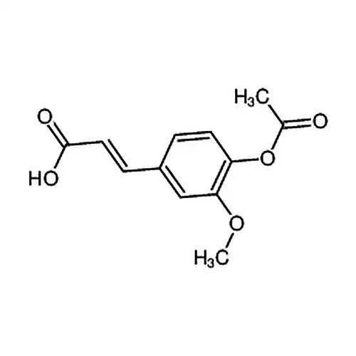 3-(4-乙酰氧基-3-甲氧基苯基)丙烯酸