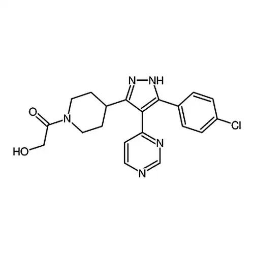 3-[N-(2-羟基乙酰基)-4-哌啶基]-4-(4-嘧啶基)-5-(4-氯苯基)吡唑