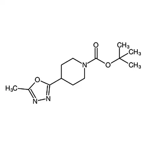 1-Boc-4-(5-甲基-1，3，4-噁二唑-2-基)哌啶