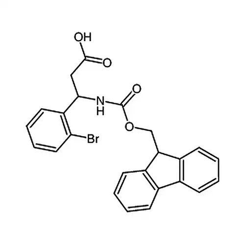 3-((((9H-芴-9-基)甲氧基)羰基)氨基)-3-(2-溴苯基)丙酸