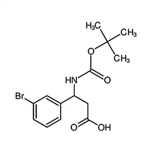 3-(3-溴苯基)-3-((叔丁氧羰基)氨基)丙酸