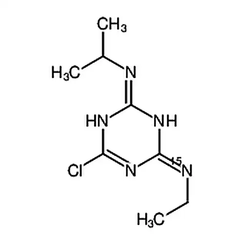 2-氯-4-乙基氨基-15N-6-异丙氨基-1，3，5-三嗪