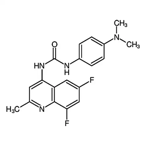 N-(6,8-二氟-2-甲基-4-喹啉)- N-[4-(二甲氨基)苯基]尿素