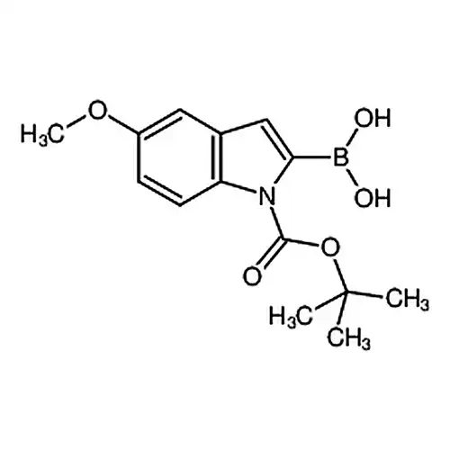 1-Boc-5-甲氧基吲哚-2-硼酸
