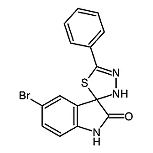 5-溴-5’-苯基-3’H-螺环[吲哚啉-3,2’-[1,3,4]噻二唑]-2-酮