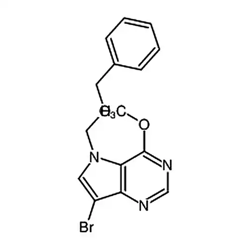 5H-Pyrrolo3,2-dpyrimidine, 7-bromo-4-methoxy-5-(phenylmethoxy)methyl-