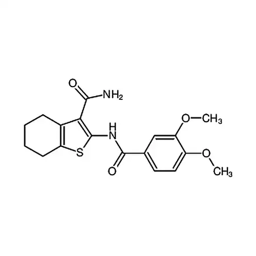 2-(3,4-二甲氧基苯甲酰胺基)-4,5,6,7-四氢苯并[b]噻吩-3-甲酰胺