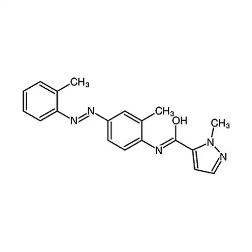 [1-甲基-N-[2-METHYL-4-[2-(2-甲苯基)二氮烯基]苯基-1H-吡唑-5-甲酰胺]
