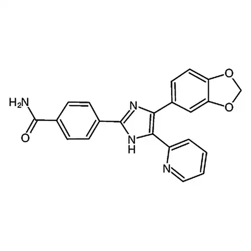 4-[4-(1,3-苯并二唑-5-基)-5-(2-吡啶基)-1H-咪唑-2-基]-苯酰胺水合物