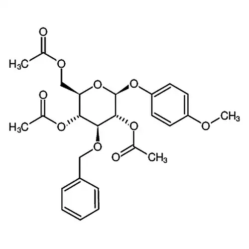 4-甲氧苯基2,4,6-三-O-乙酰-3-O-苄基-&beta;-D-吡喃葡萄糖苷