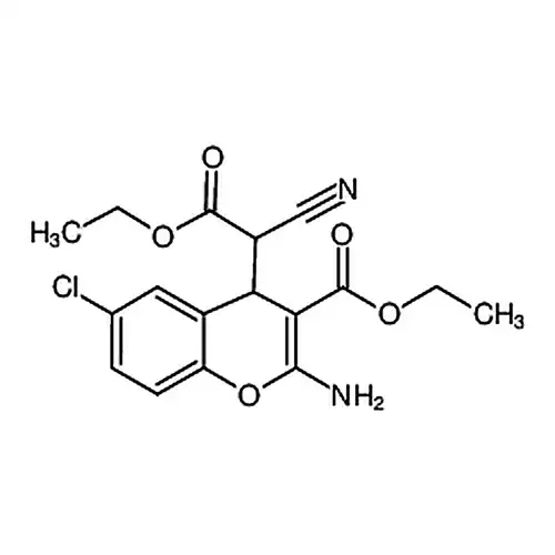 2-氨基-6-氯-ALPHA-氰基-3-(乙氧羰基)-4H-1-苯并吡喃-4-乙酸乙酯