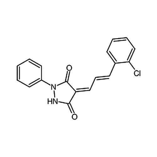 4-(3-(2-氯苯基)亚烯丙基)-1-苯基吡唑烷-3,5-二酮