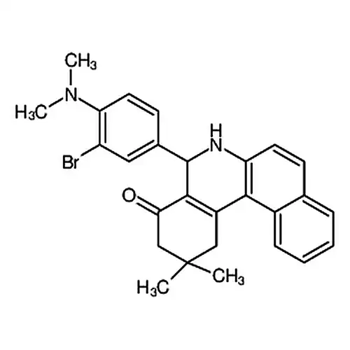 5-(3-溴-4-(二甲胺基)苯基)-2,3,5,6-四氢-2,2-二甲基苯并[a]菲啶-4(1H)-酮