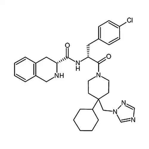 (R)-N-((R)-1-(4-((1H-1,2,4-三唑-1-基)甲基)-4-环己基哌啶-1-基)-3-(4-氯苯基 )-1-氧代丙-2-基)-1,2,3,4-四氢异喹啉-3-甲酰胺
