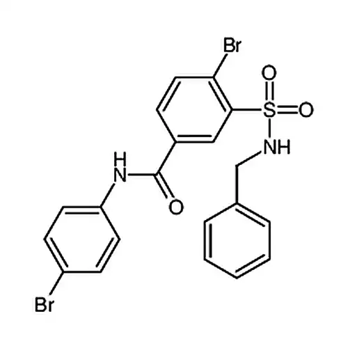 4-Bromo-N-(4-bromophenyl)-3-[[(phenylmethyl)amino]sulfonyl]benzamide