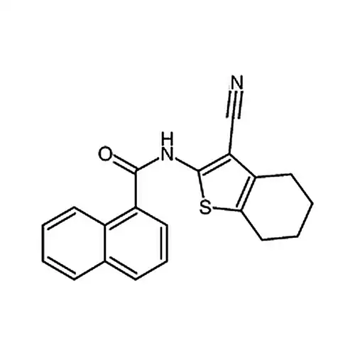 N-(3-氰基-4,5,6,7-四氢苯并[b]噻吩-2-基)-1-萘酰胺