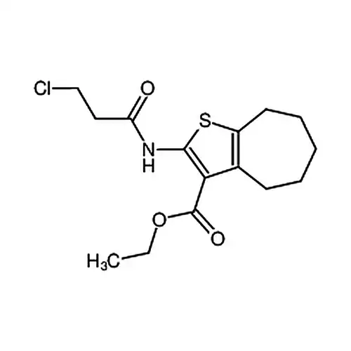 2-(3-氯丙酰胺基)-5,6,7,8-四氢-4H-环庚并[b]噻吩-3-羧酸乙酯
