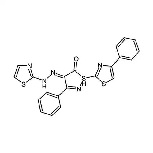 3-苯基-1-(4-苯基噻唑-2-基)-4-(2-(噻唑-2-基)亚肼基)-1H-吡唑-5(4H)-酮