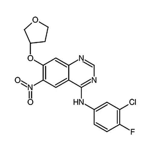 (S)-N-(3-氯-4-氟苯基)-6-硝基-7-((四氢呋喃-3-基)氧基)喹唑啉-4-胺