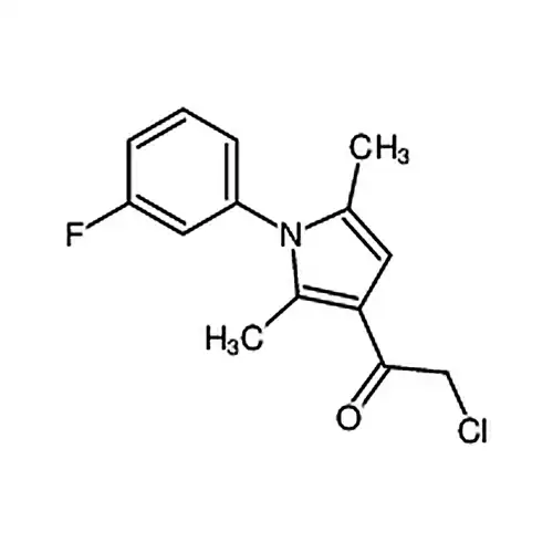 2-氯-1-[1-(3-氟苯基)-2，5-二甲基-1H-吡咯-3-基]乙酮