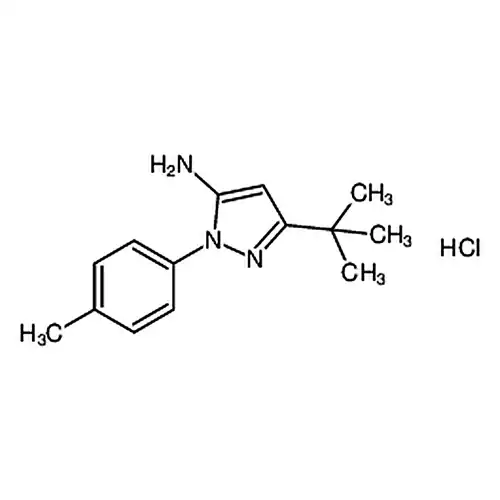 1H-吡唑-5-胺， 3-(1，1-二甲基乙基)-1-(4-甲基苯基)-， 盐酸盐 (11)