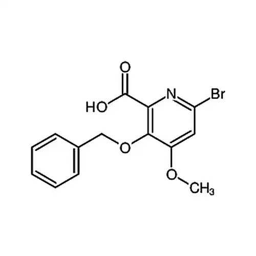 3-(苄氧基)-6-溴-4-甲氧基吡啶甲酸