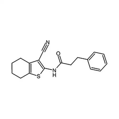 N-(3-氰基-4,5,6,7-四氢-2-苯并噻吩基)-3-苯基丙酰胺