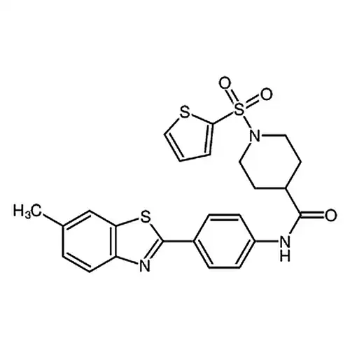 N-(4-(6-甲基苯并[d]噻唑-2-基)苯基)-1-(噻吩-2-基磺酰基)哌啶-4-甲酰胺